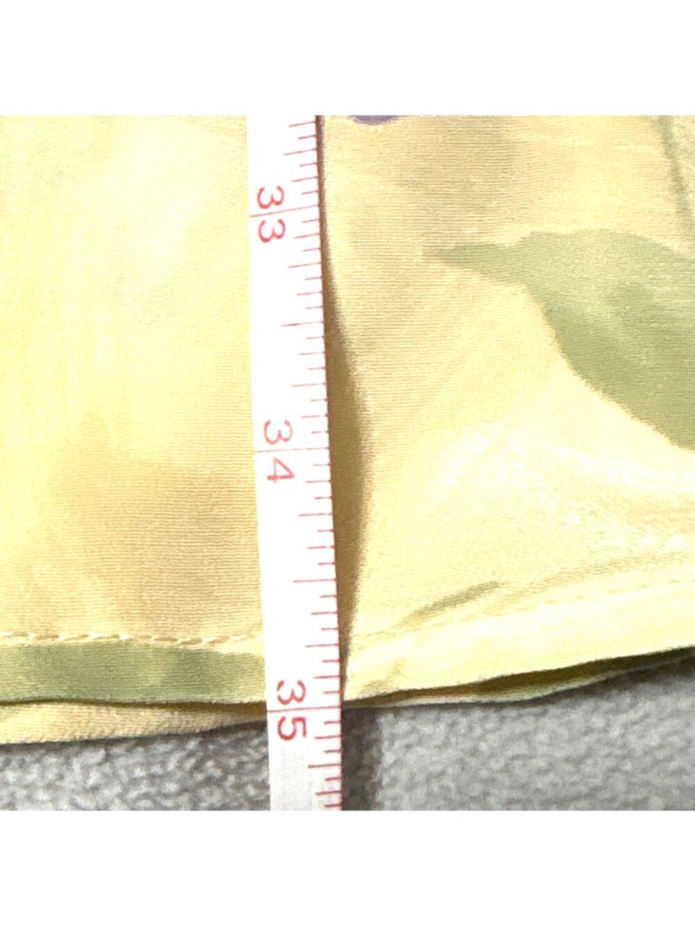 Vtg Judy Smith Classics Floral Yellow Maxi Skirt 16 coquette spring cottage - Picture 5 of 5